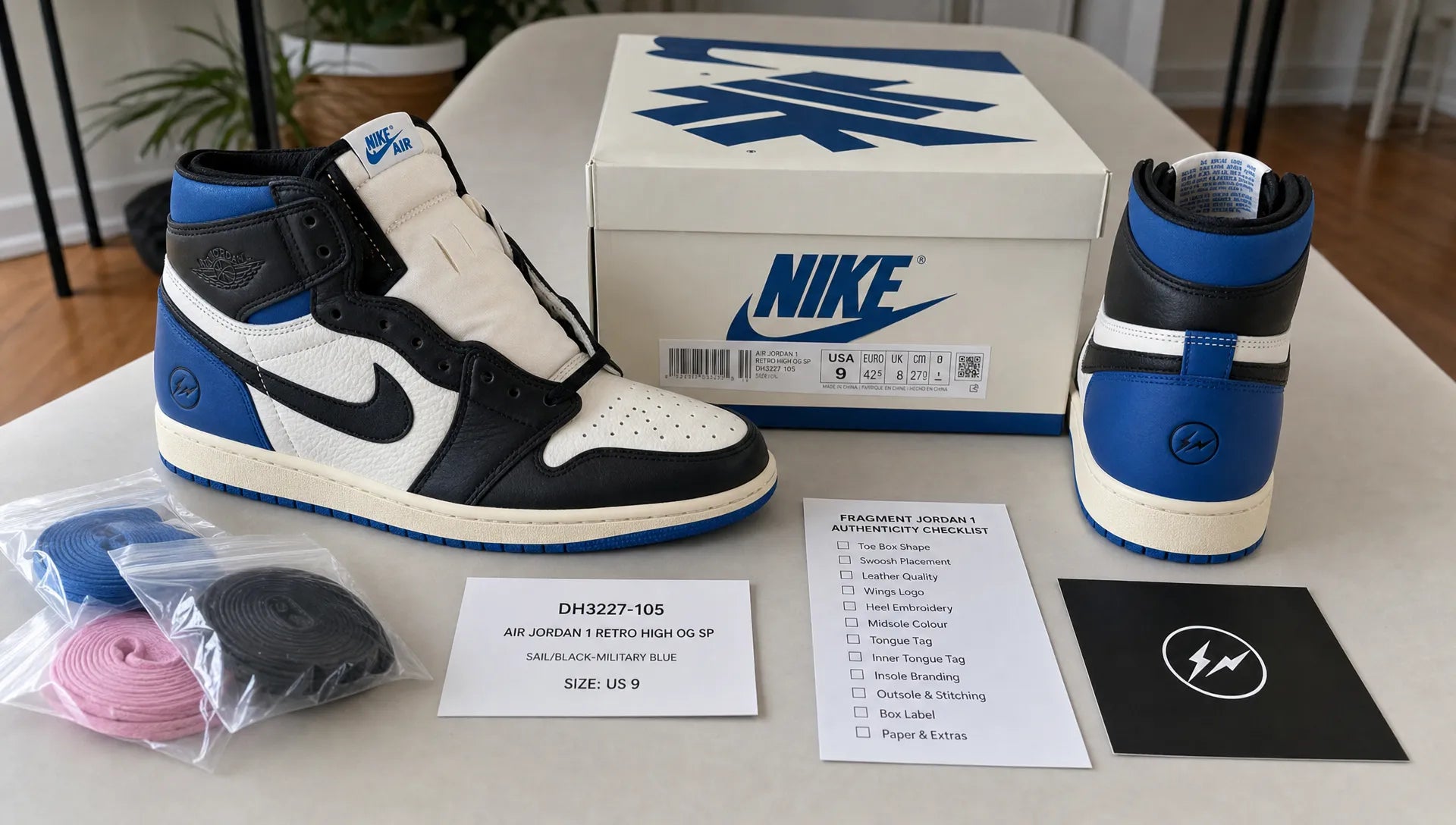 Jordan 1 Fragment Fake Check for First-Time Buyers