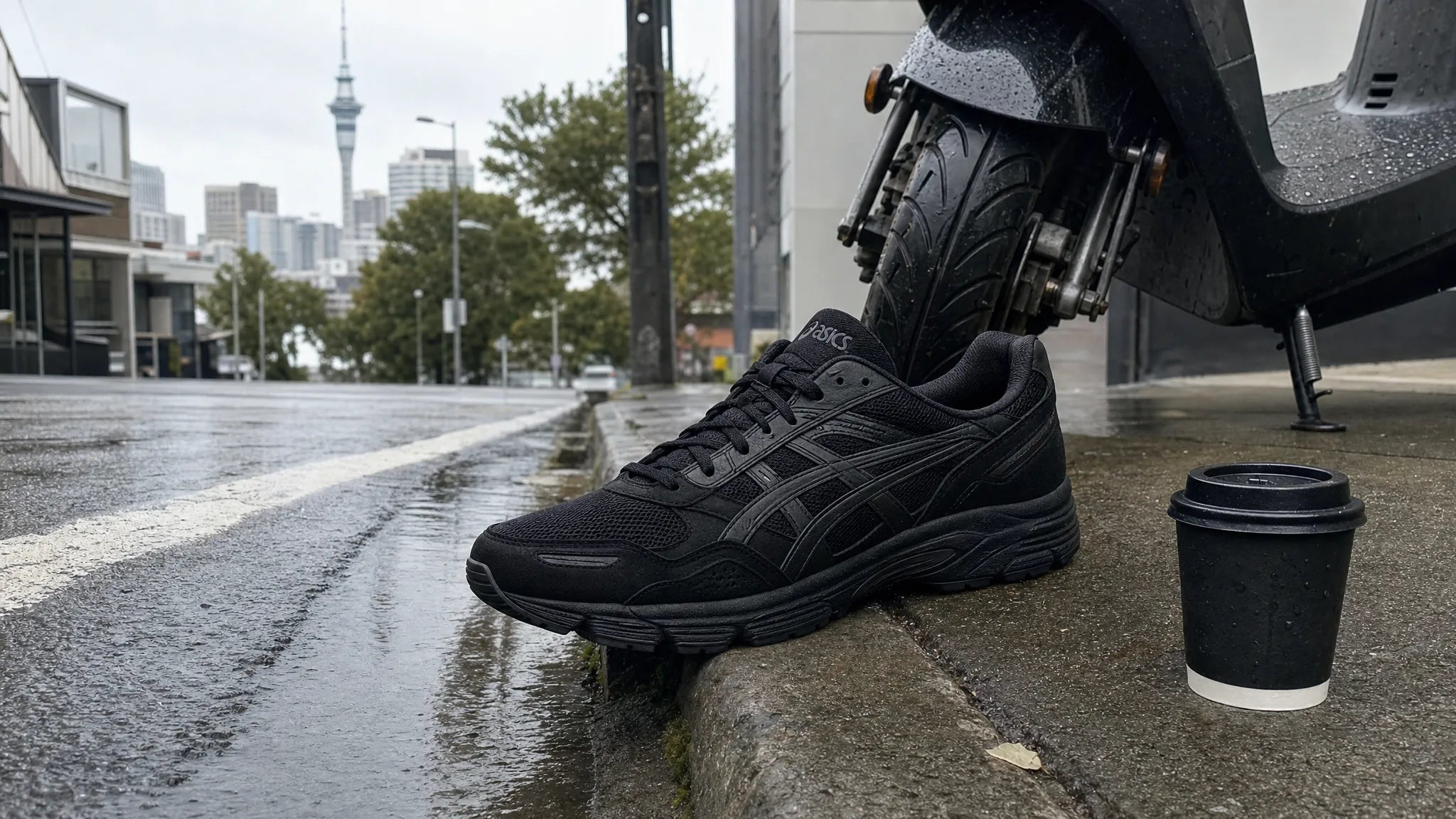 Black ASICS Shoes That Are Easy to Wear Every Day