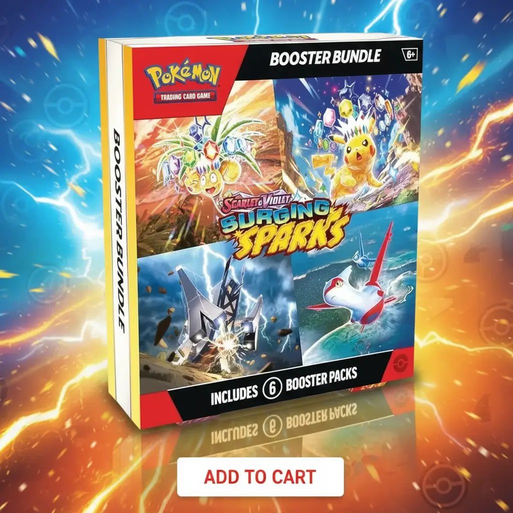 Pokemon Surging Sparks Booster Bundle Box Pokémon Scarlet & Violet by Pokemon