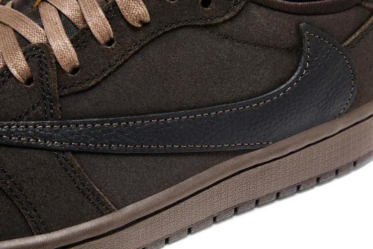 Jordan 1 Retro Low OG SP Travis Scott Velvet Brown by Jordan