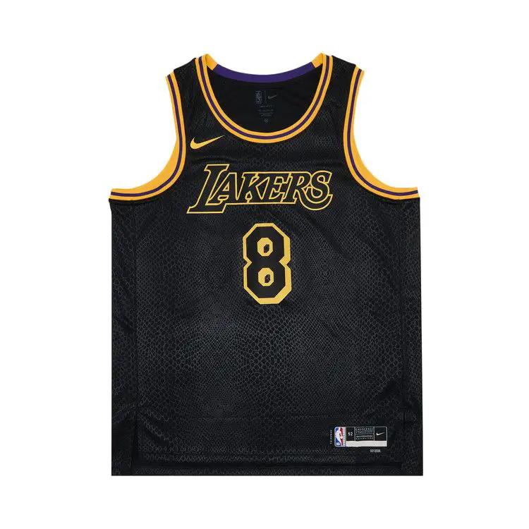 Nike Kobe Mamba Mentality Los Angeles Lakers City Edition Swingman Jersey (FW23) Black by Nike