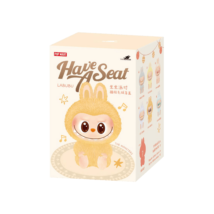 Pop Mart Labubu The Monsters Have a Seat Vinyl Plush Blind Box by Pop Mart
