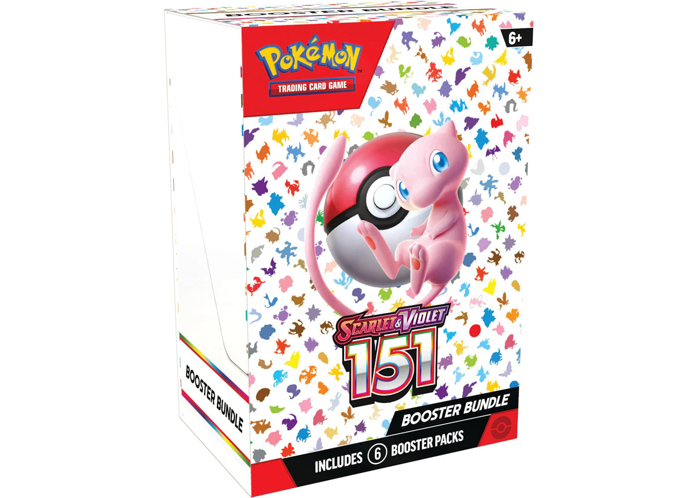 Pokemon 151 Booster Bundle featuring Mew and including 6 packs from Scarlet & Violet TCG.