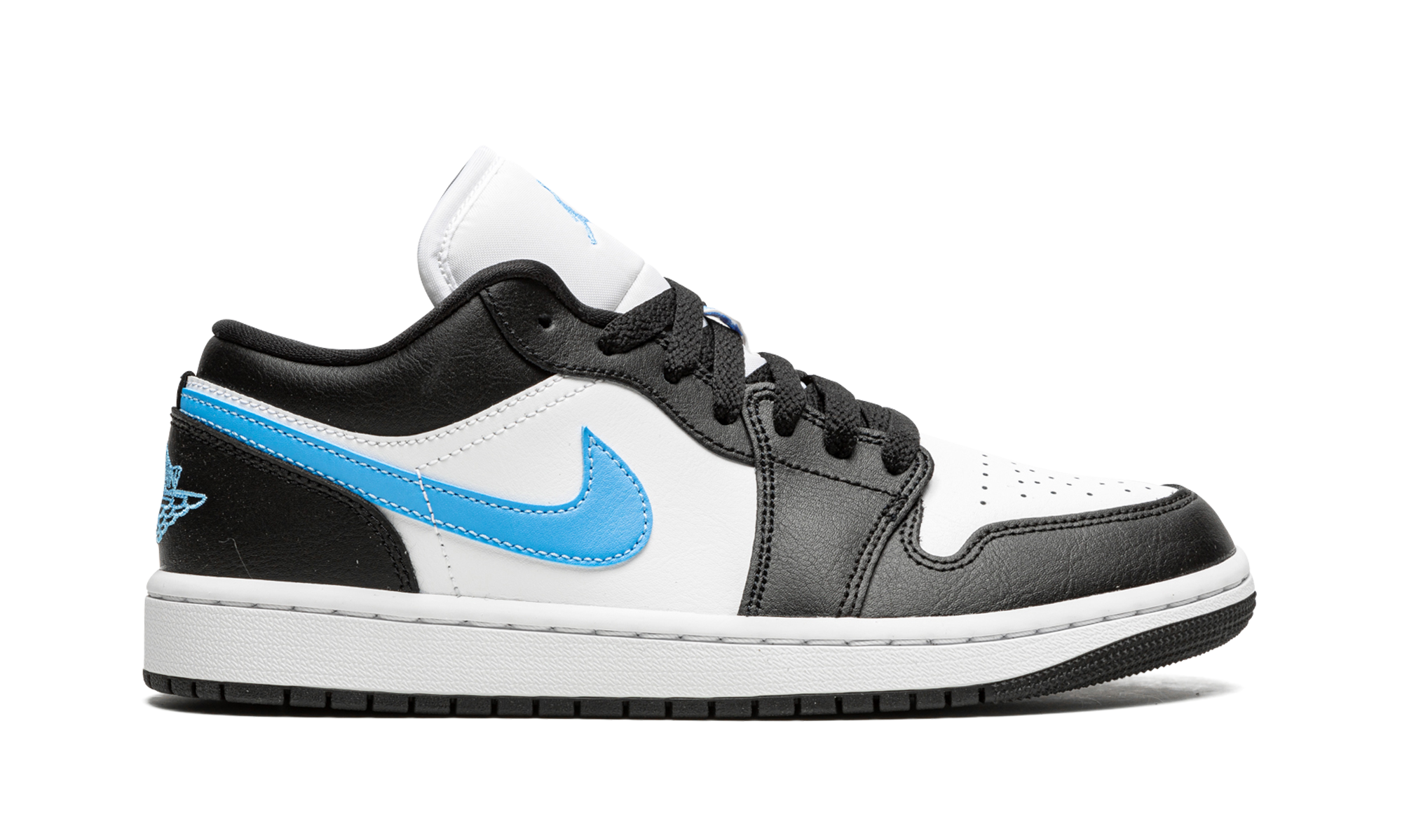 Jordan 1 Low Black University Blue White (Women's)