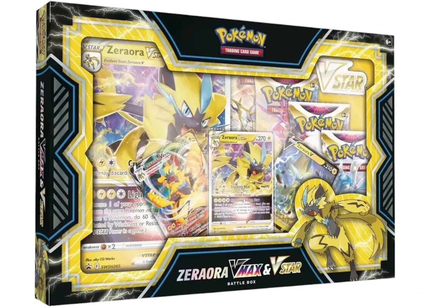 2022 Pokémon Sword & Shield Zeraora VMAX & VSTAR Battle Box by Pokemon
