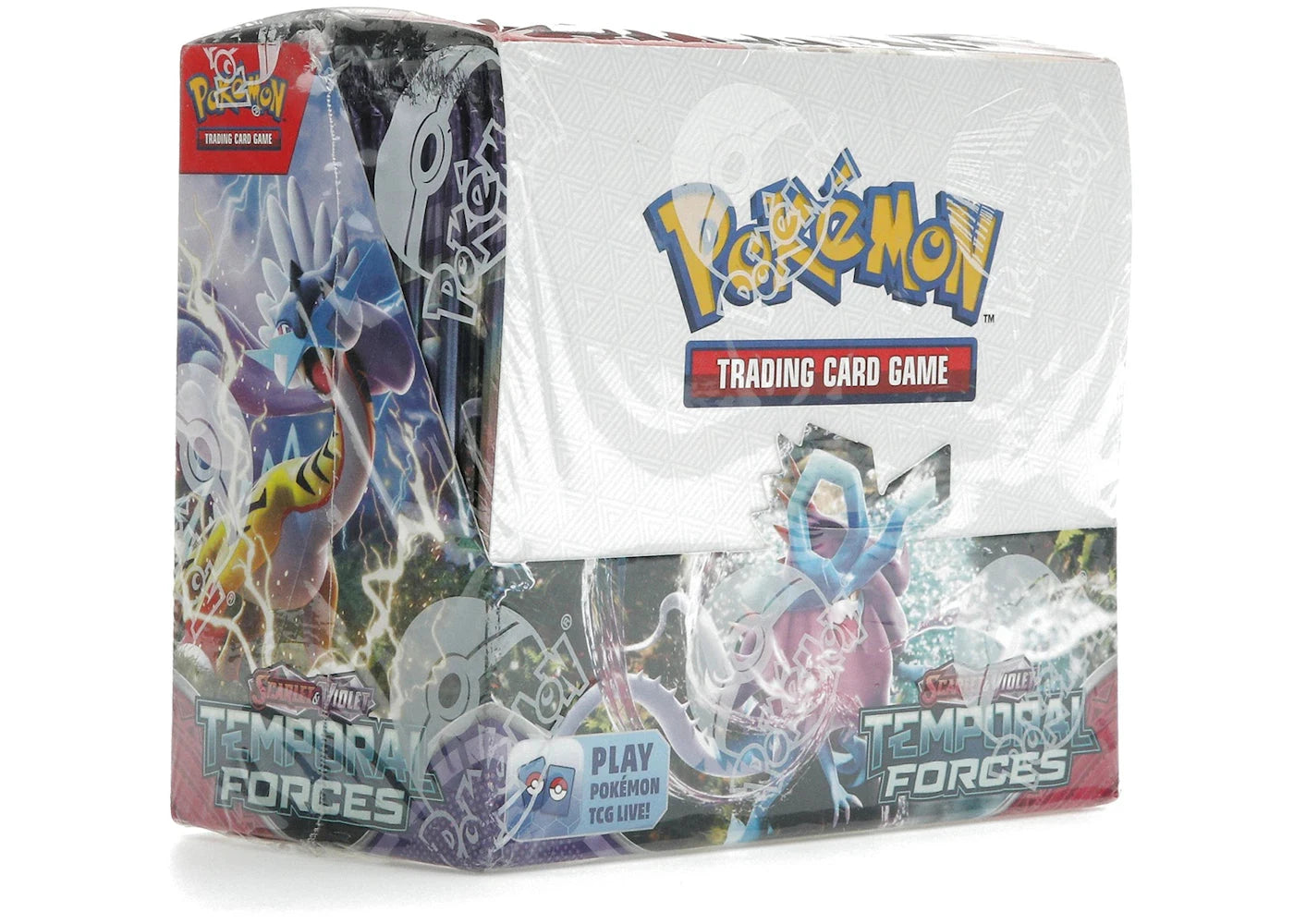 2024 Pokémon Scarlet And Violet Temporal Forces Booster Box Time Warp Edition With Collectible Cards - BigBoiSneakers