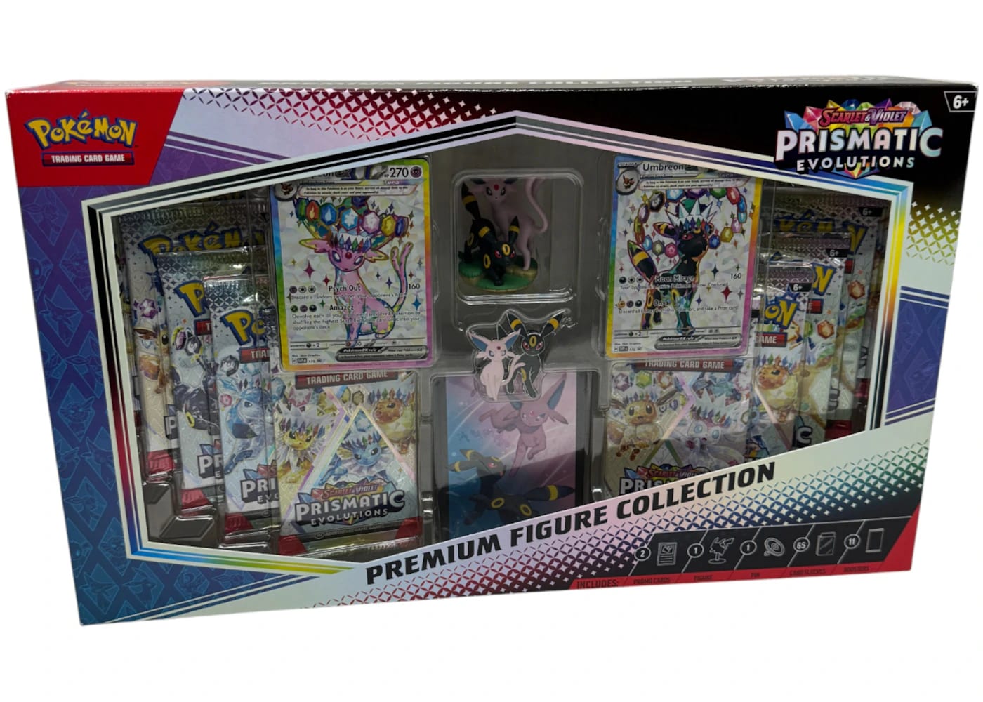 2025 Pokémon Prismatic Evolutions Premium Figure Collection Box Limited Edition Display Set Showcasing Legendary Moments - BigBoiSneakers