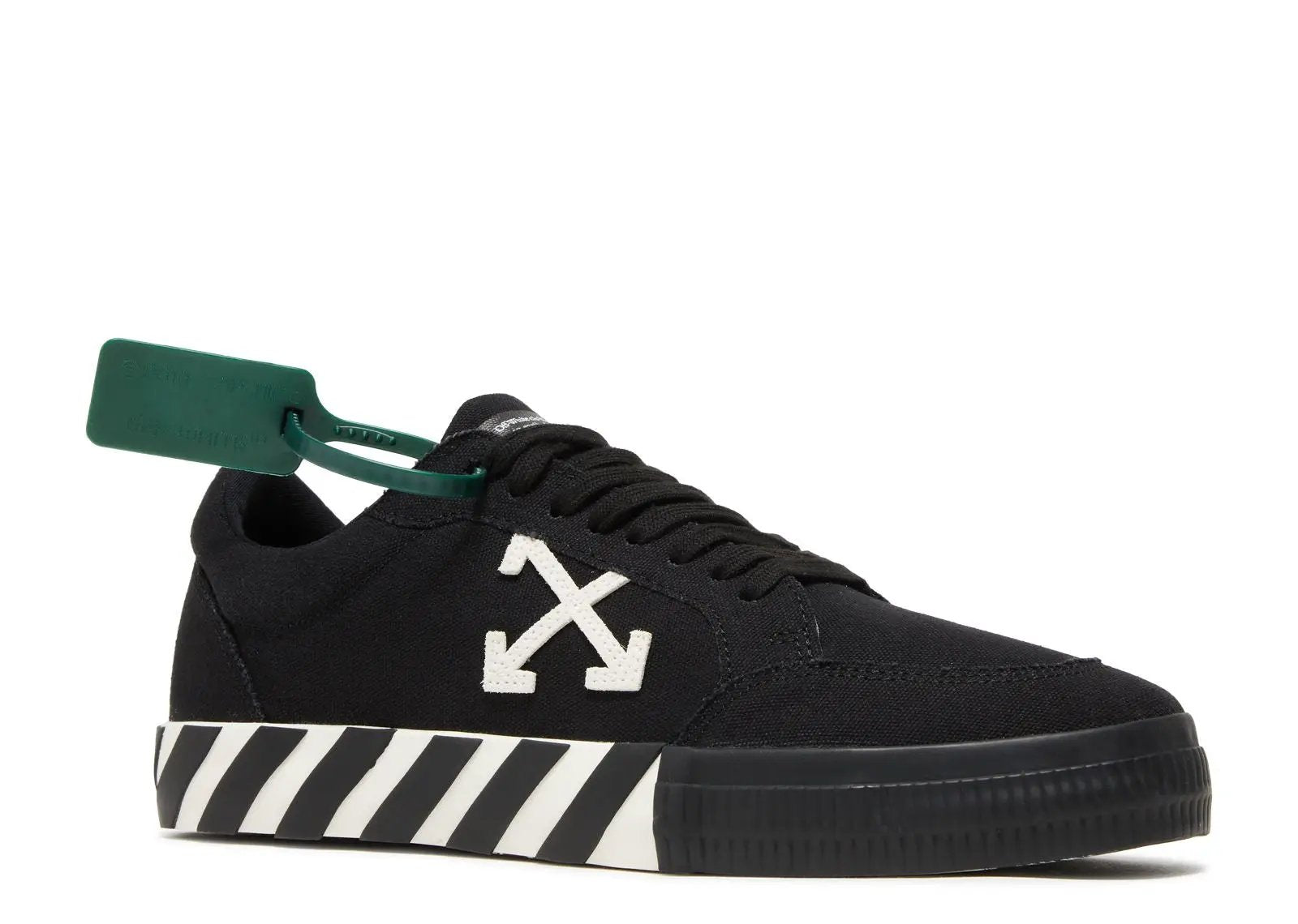 OFF-WHITE Vulc Low Canvas Black White by OFF-WHITE