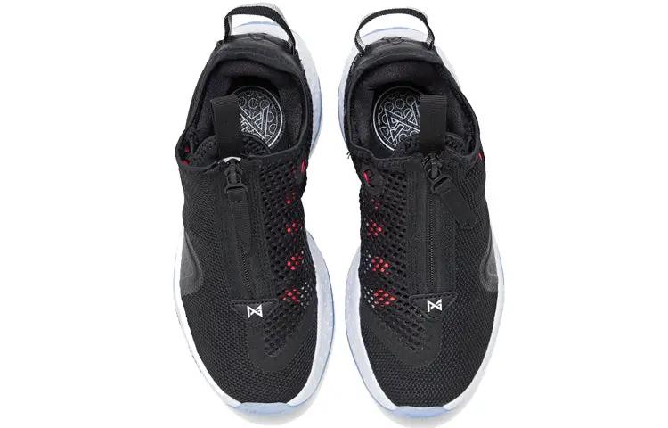 Nike PG 4 Black Light Smoke Grey Basketball Shoes for Men by Nike