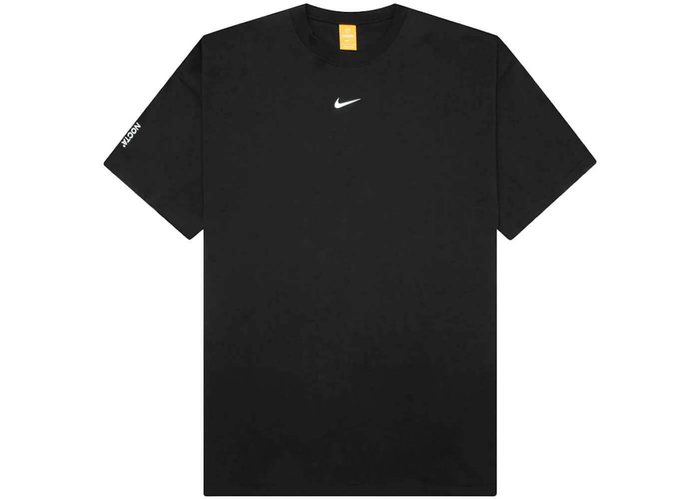 Nike x NOCTA NRG Big Body CS Tee in black, featuring classic design and Nike logo, perfect for casual wear.