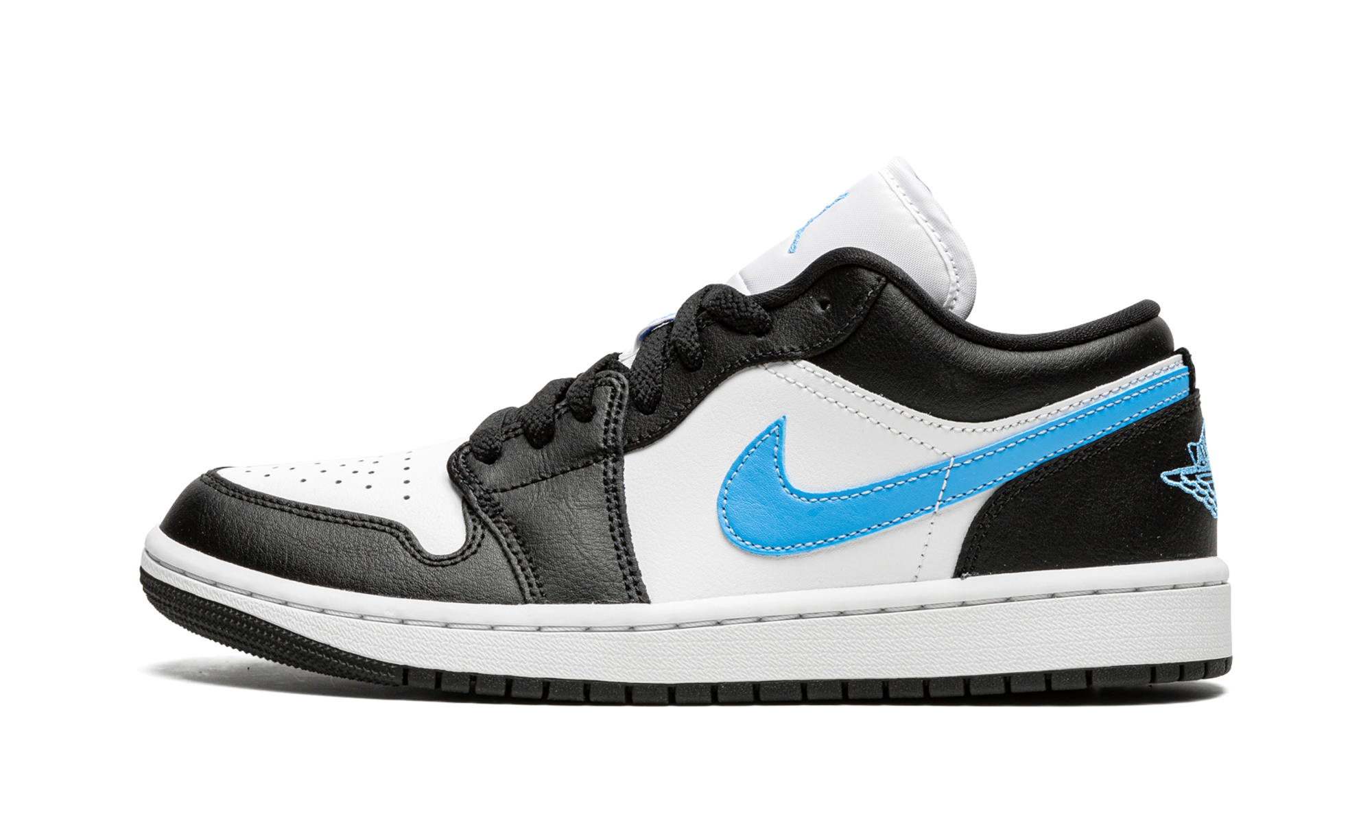 Jordan 1 Low Black University Blue White (Women's)
