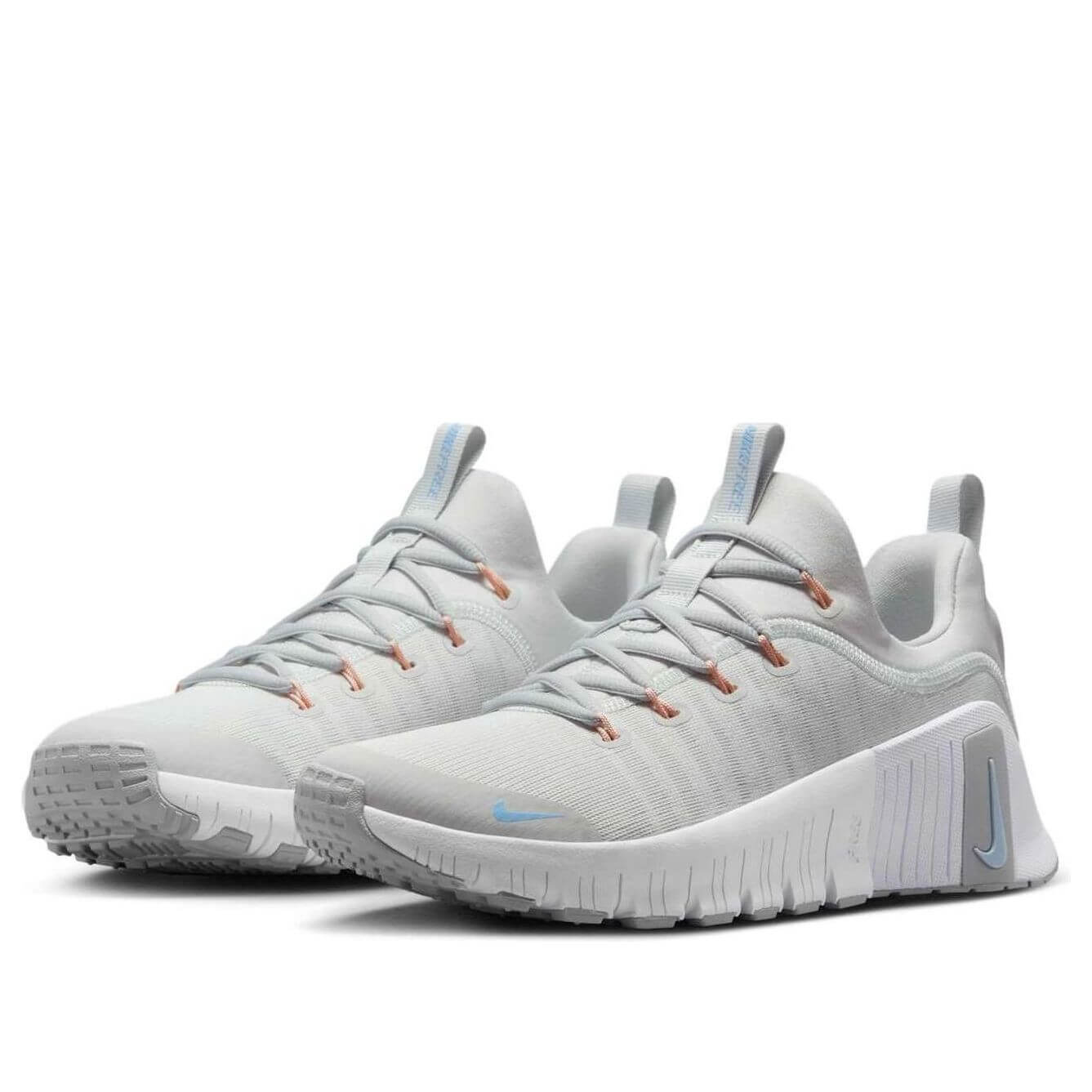 Nike Free Metcon 6 Photon Dust Light Smoke Grey Summit White Metallic Silver (Women's)