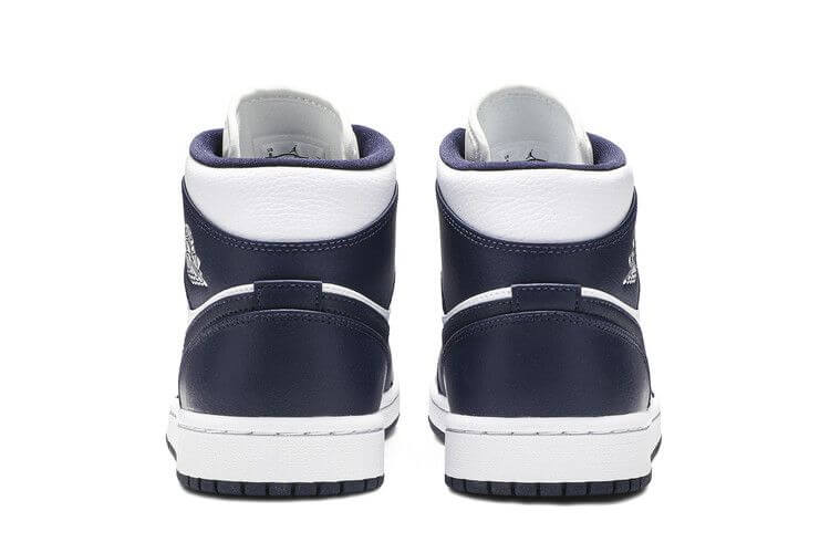 Jordan 1 Mid White Metallic Gold Obsidian