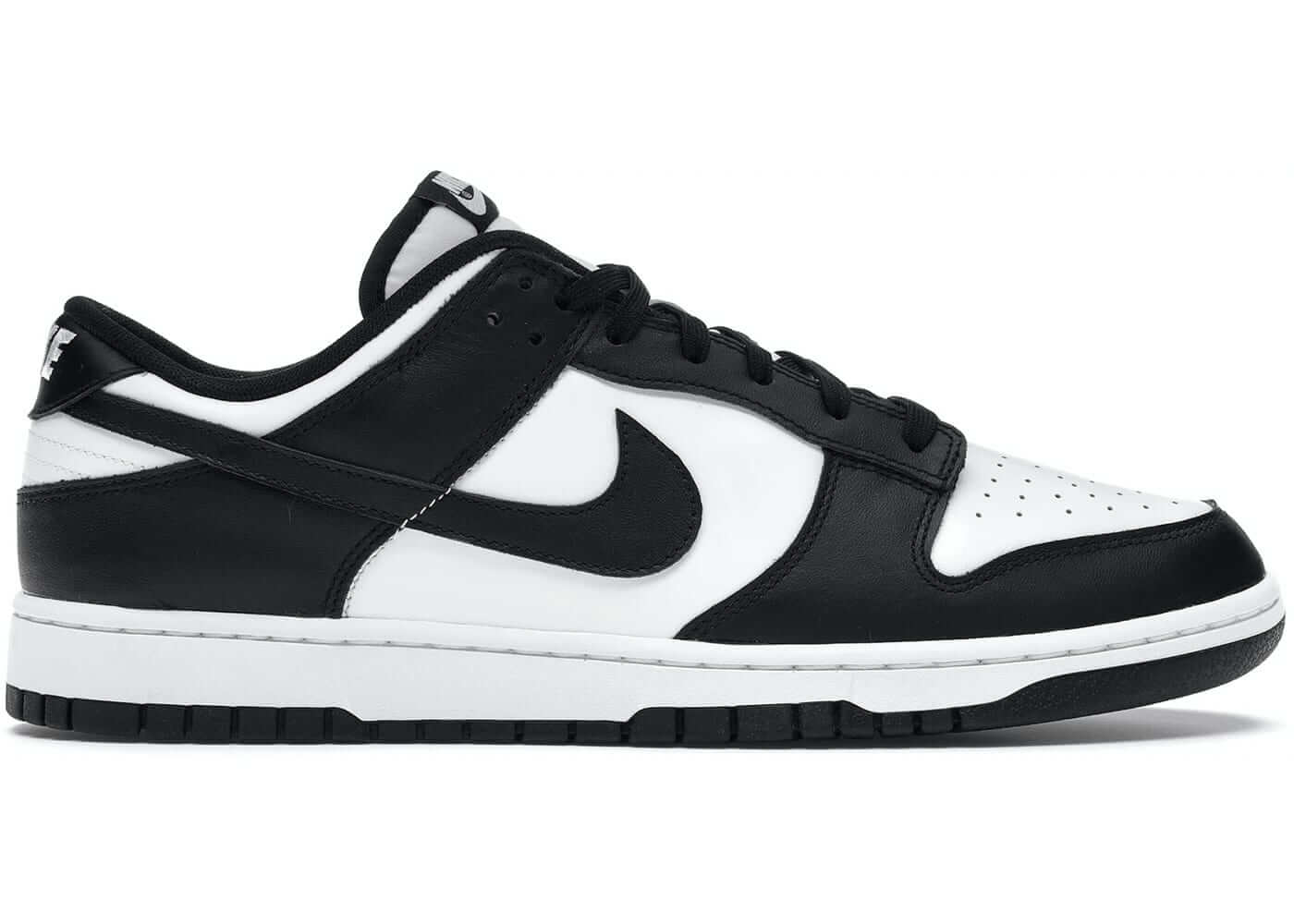 Nike Dunk Low Retro Panda sneaker in black and white, brand new and authentic, available with next day express shipping.