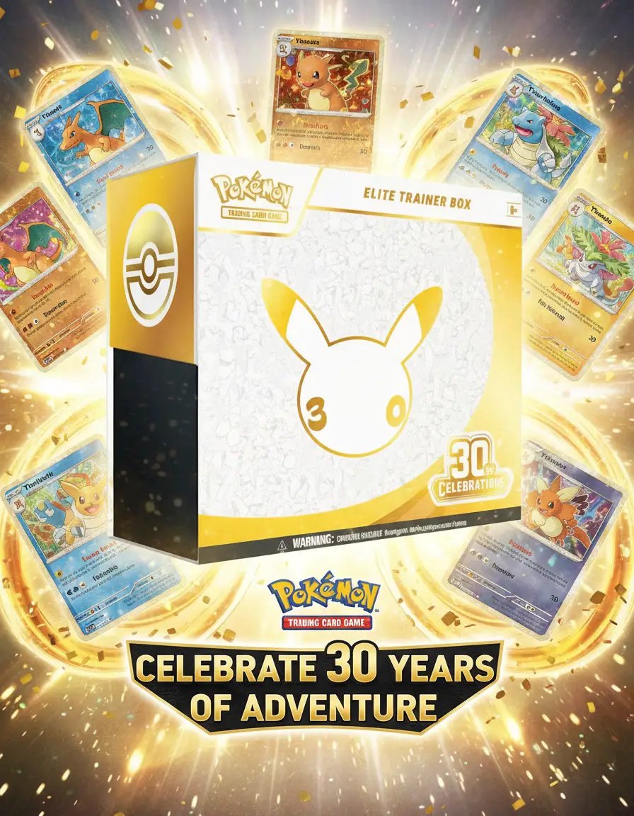 2026 Pokémon Mega Evolution 30th Celebration Elite Trainer Box by Pokemon