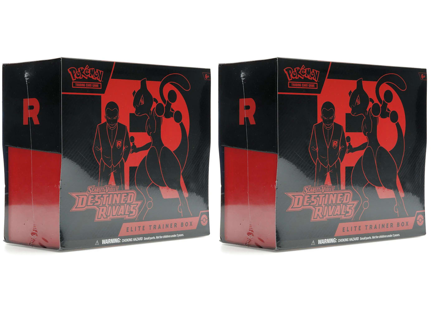 Pokemon Destined Rivals Elite Trainer Box 2x Lot 2025 Pokémon Scarlet & Violet