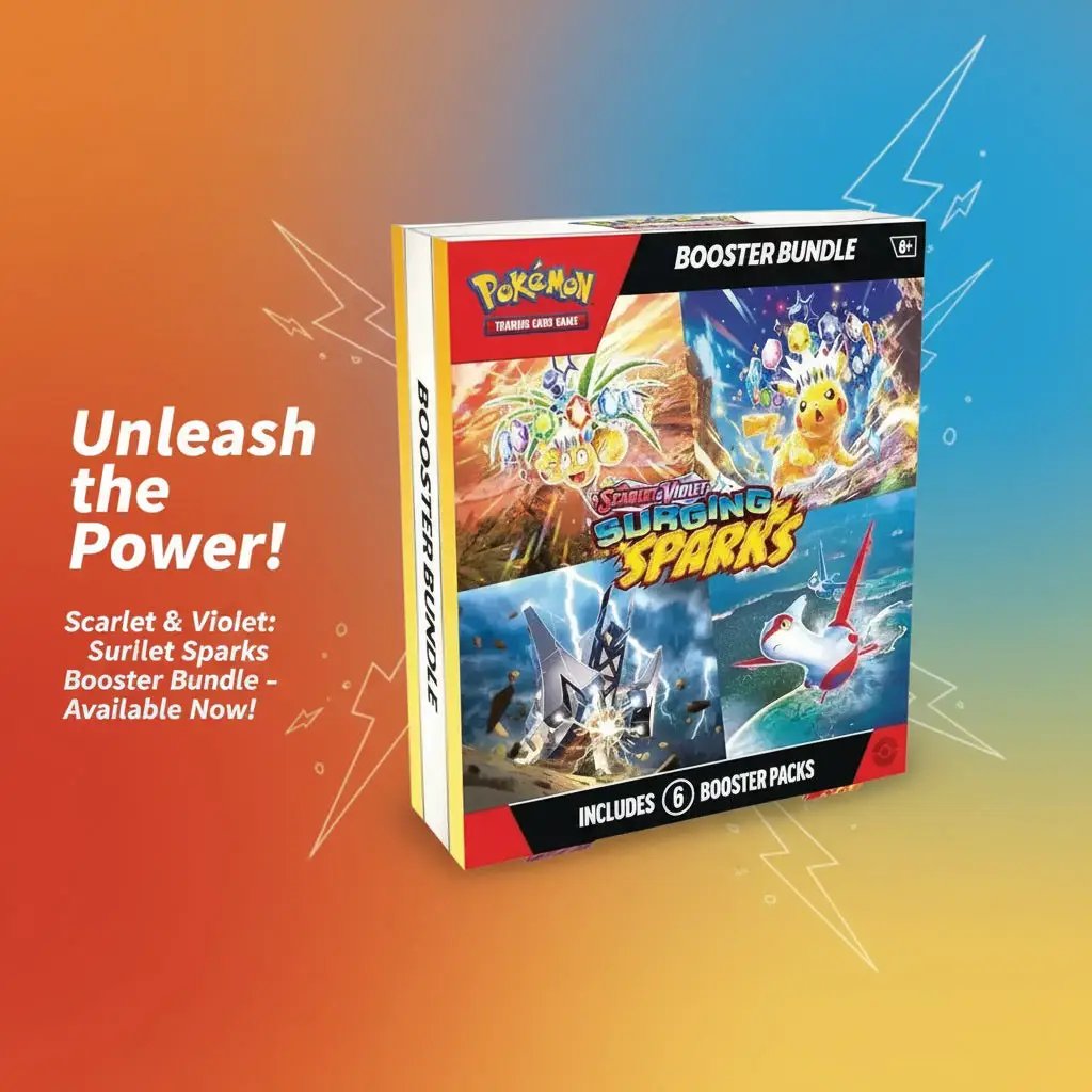 Pokemon Surging Sparks Booster Bundle Box Pokémon Scarlet & Violet by Pokemon