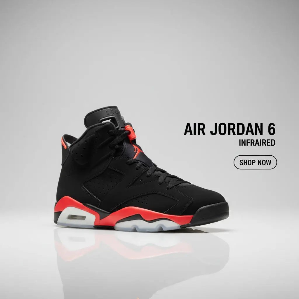 Jordan 6 Retro Infrared Salesman by Jordan