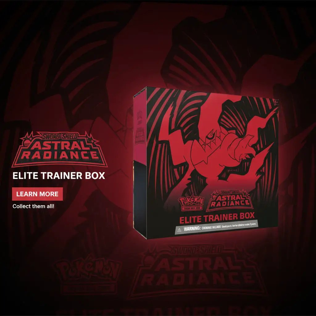 Pokémon TCG Sword & Shield Astral Radiance Elite Trainer Box by Pokemon