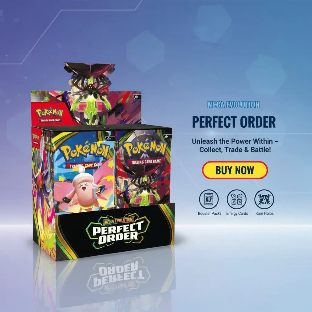 2026 Pokémon Mega Evolution Perfect Order Booster Box by Pokemon