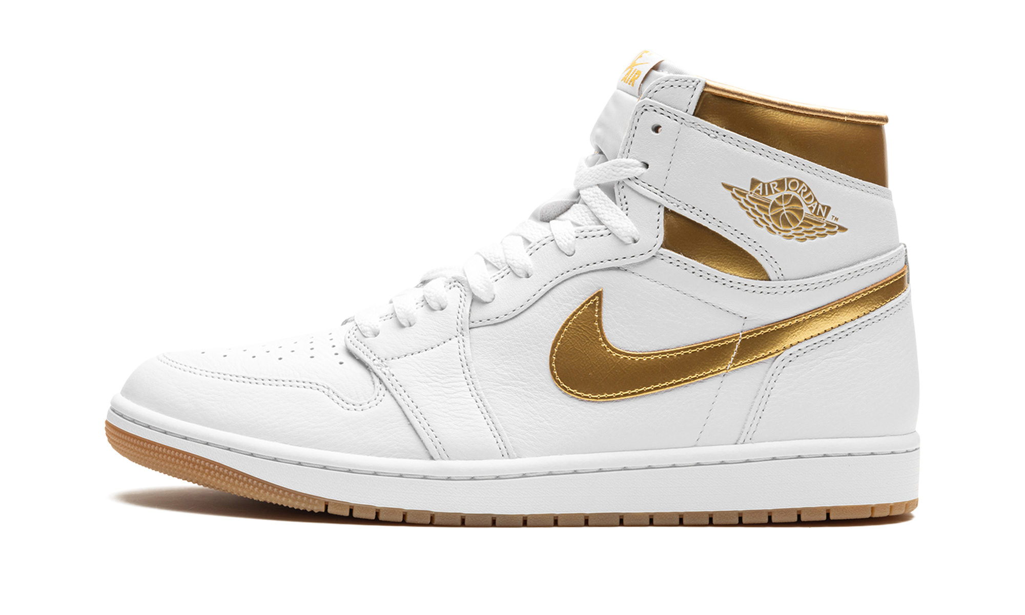 Jordan 1 Retro High OG Metallic Gold (Women's) by Jordan