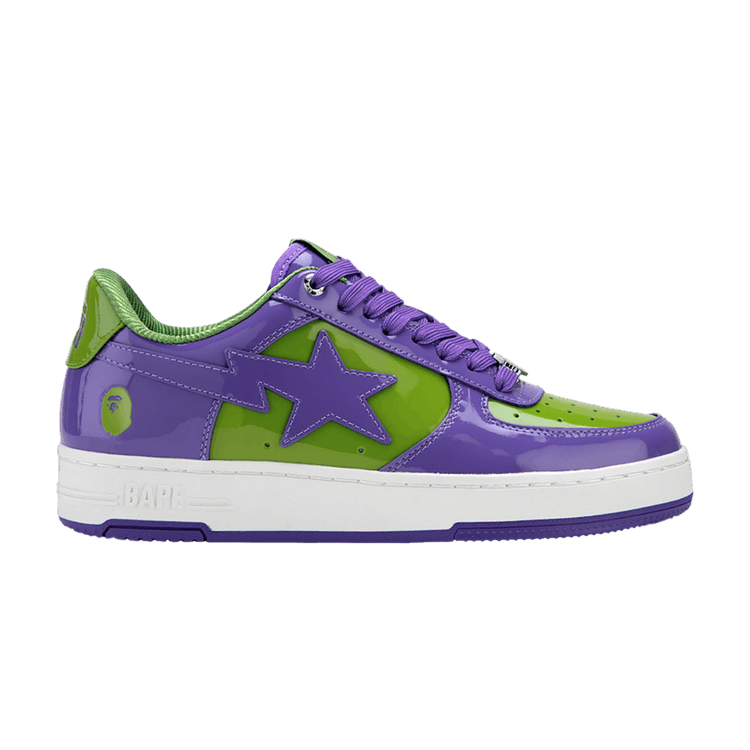 A Bathing Ape Bape Sta Number One Purple Sneaker Mens Womens Streetwear Athletic Shoe - BigBoiSneakers