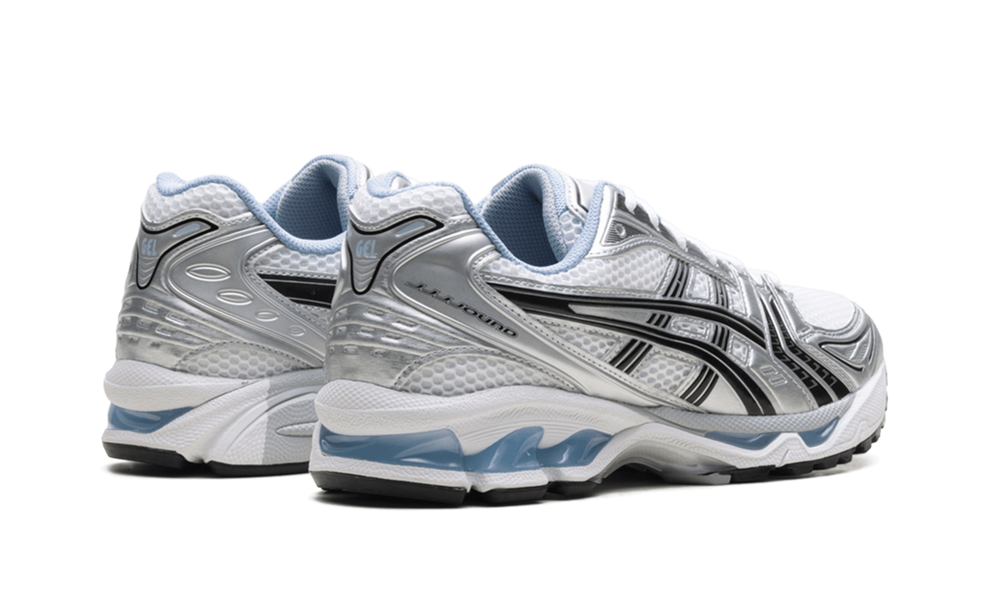 ASICS Gel Kayano 14 JJJJound White Blue Running Shoes For Daily Training And Long Runs - BigBoiSneakers