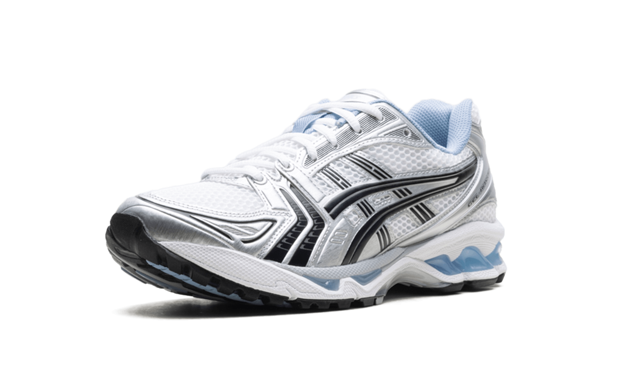 ASICS Gel Kayano 14 JJJJound White Blue Running Shoes For Daily Training And Long Runs - BigBoiSneakers