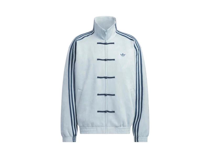 Adidas CTT Chinese Track Top 3.1 Gender Neutral Jacket Asian Sizing Ash Grey Unisex Athletic Track Jacket - BigBoiSneakers