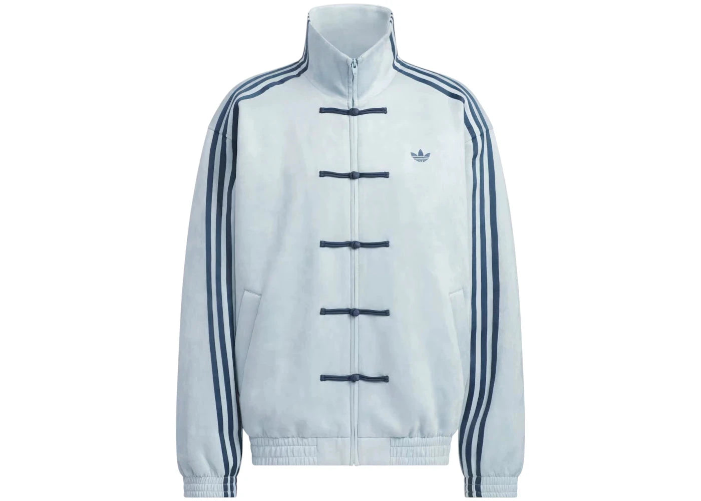 Adidas CTT Chinese Track Top 3.1 Gender Neutral Jacket Asian Sizing Ash Grey Unisex Athletic Track Jacket - BigBoiSneakers