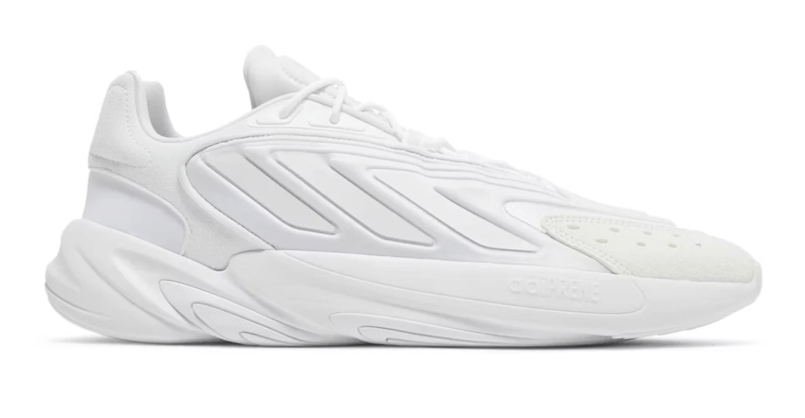 Adidas Ozelia White Reflective Running Shoes Unisex Lightweight For Training And Everyday Wear - BigBoiSneakers