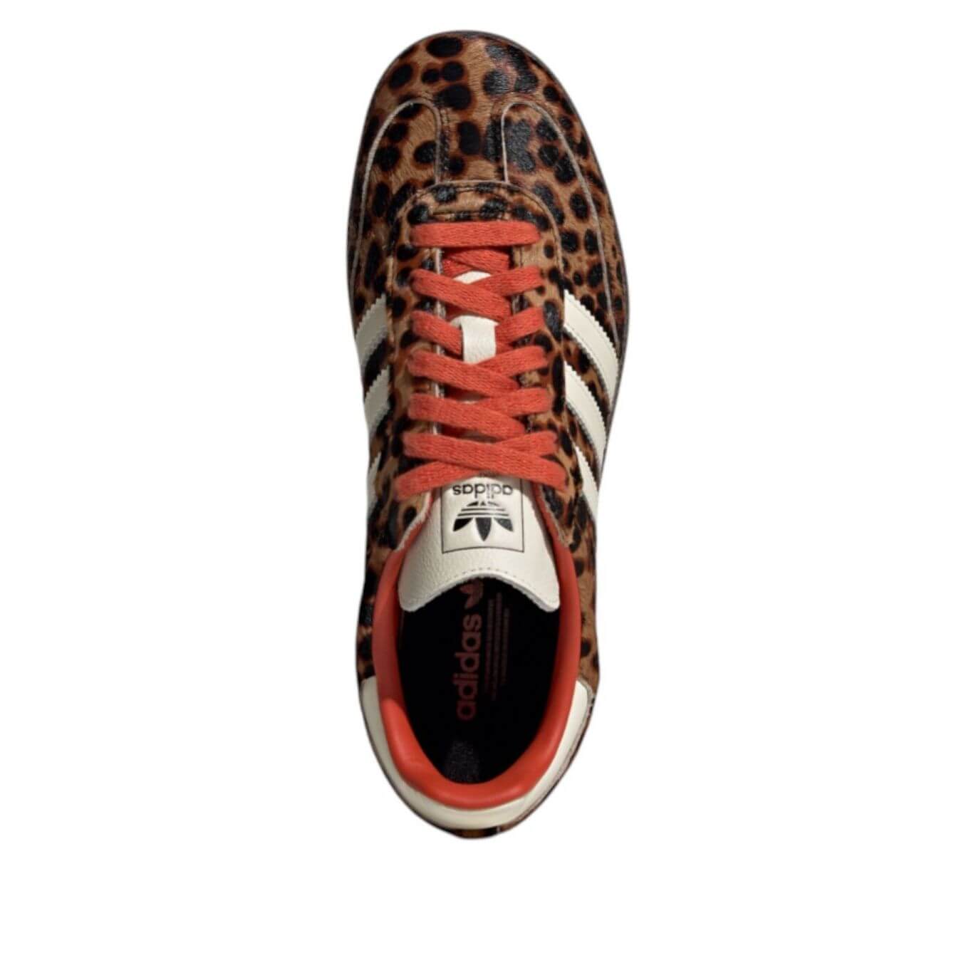 Adidas Samba OG Preloved Red Leopard Print Womens Sneakers Leather Upper Vintage Style Comfort - BigBoiSneakers