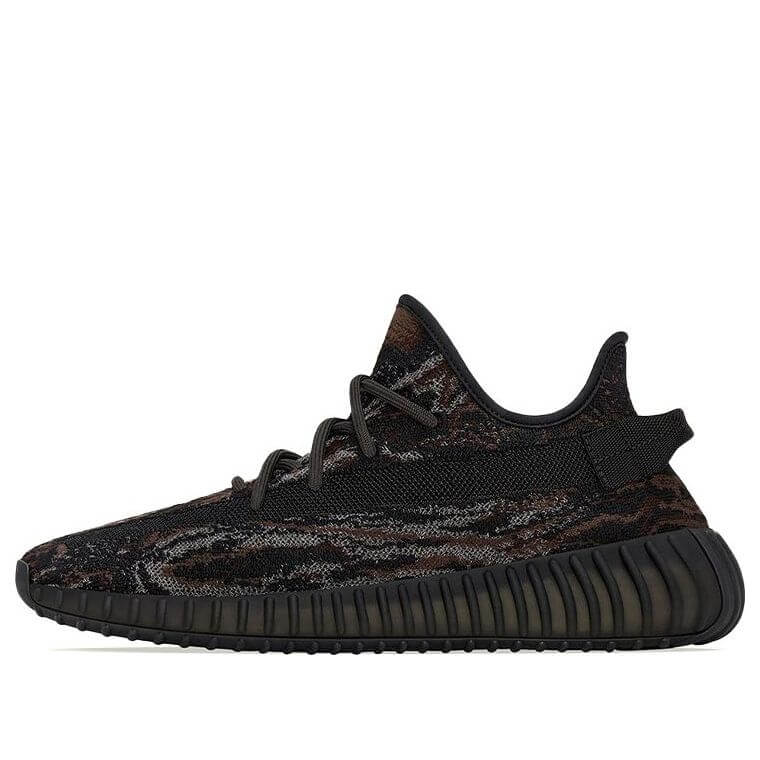 Adidas Yeezy Boost 350 V2 MX Rock Primeknit Sneakers With Dark Marbled Pattern and Boost Sole - BigBoiSneakers