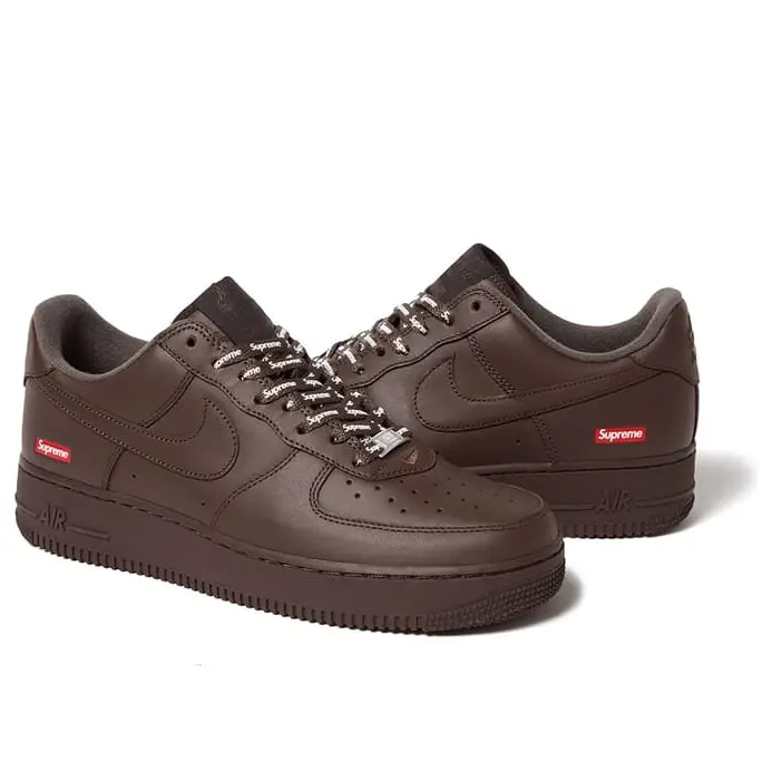 Nike Air Force 1 Low Supreme Baroque Brown by Nike