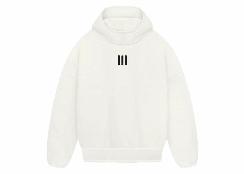 Fear of God Athletics Heavy Fleece Hoodie Cream White Premium Streetwear Sweatshirt for Everyday Comfort - BigBoiSneakers