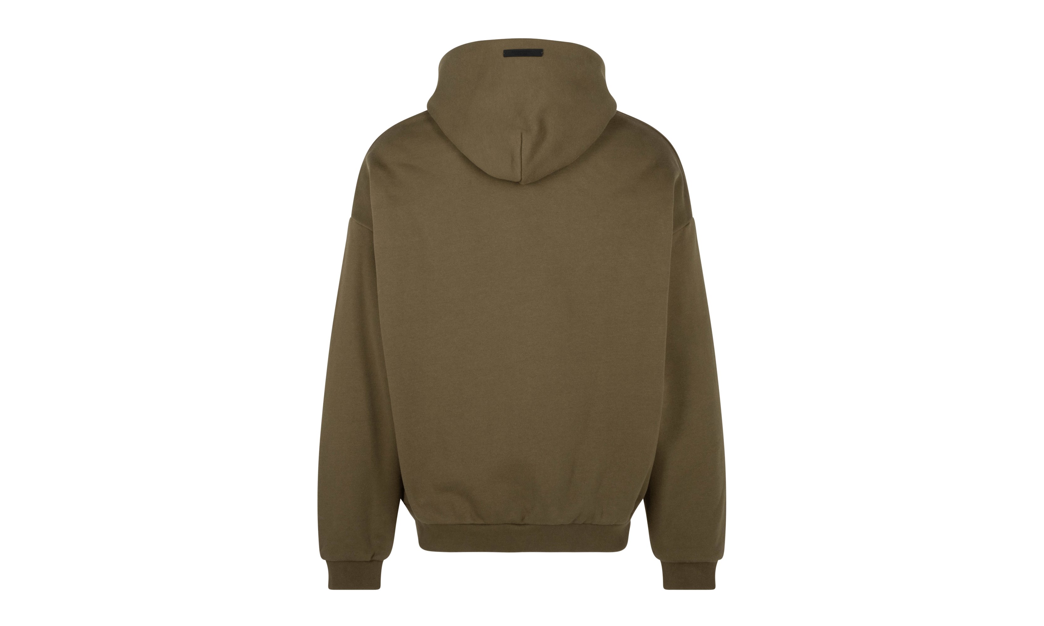 Fear of God Essentials Fleece Hoodie Olive Unisex Cozy Streetwear Sweatshirt for Casual Everyday Wear - BigBoiSneakers