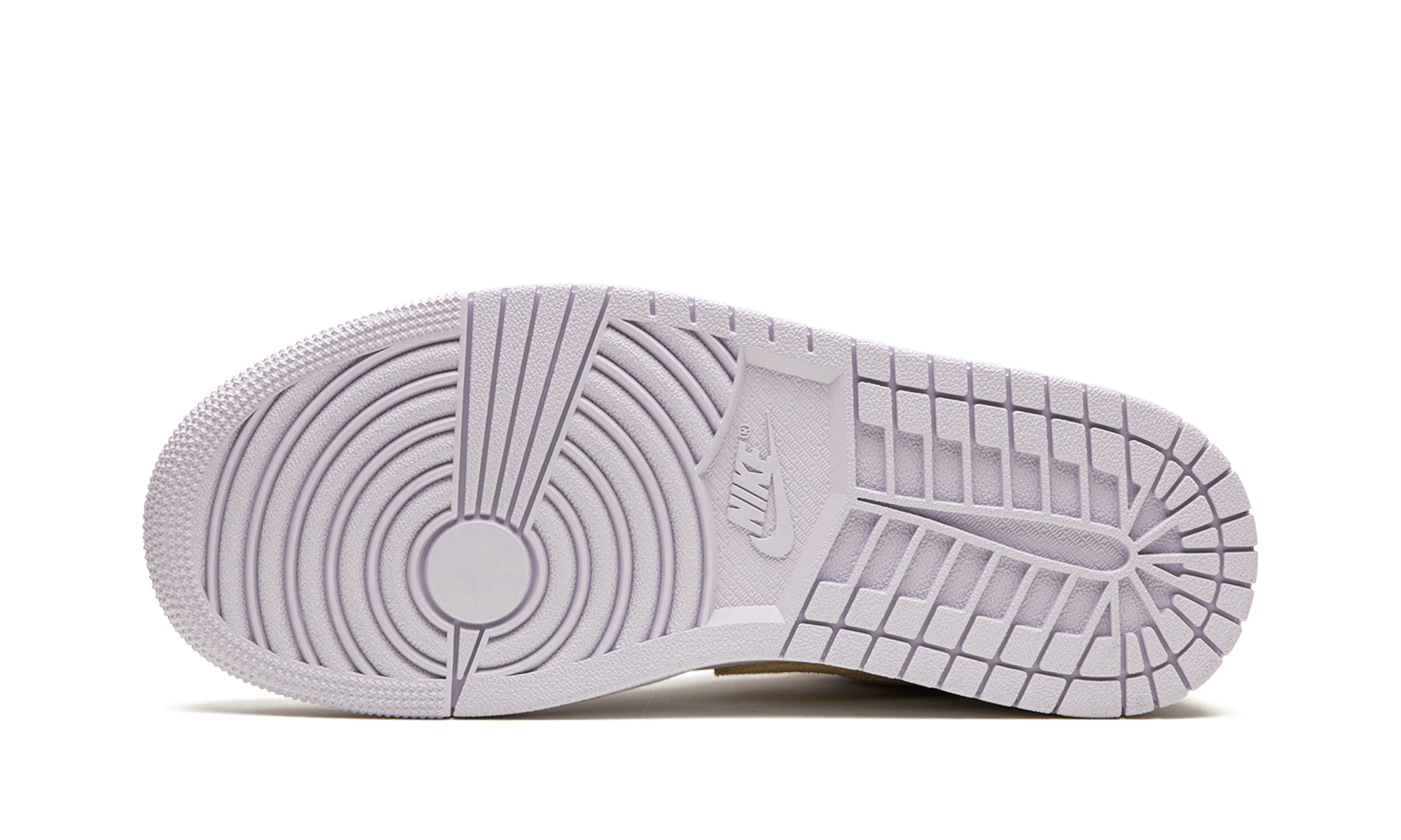 Jordan 1 Low Barely Grape Womens Sneakers With White Toebox And Lavender Overlays - BigBoiSneakers
