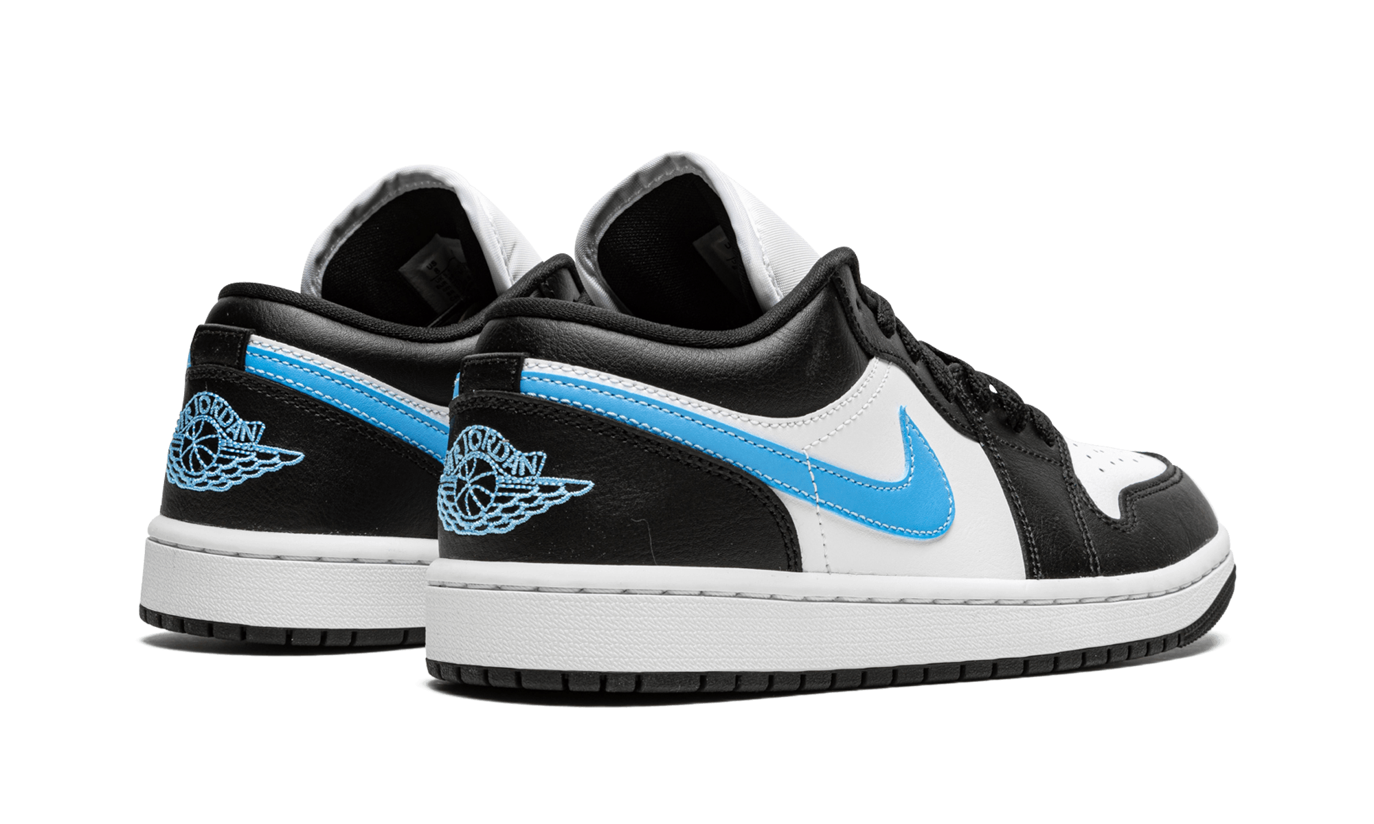 Jordan 1 Low Black University Blue White (Women's) - BigBoiSneakers