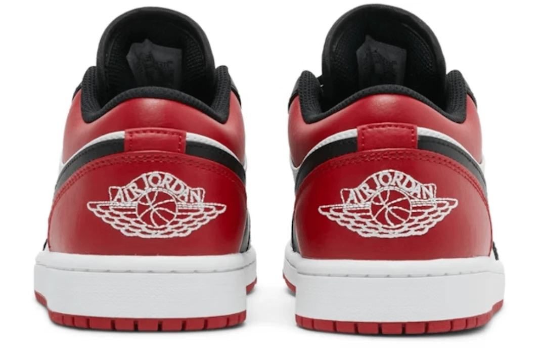 Jordan 1 Low Bred Toe (GS) - BigBoiSneakers