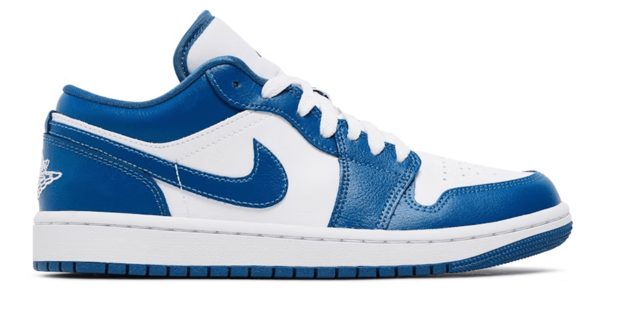 Jordan 1 Low Marina Blue (Women's) - BigBoiSneakers