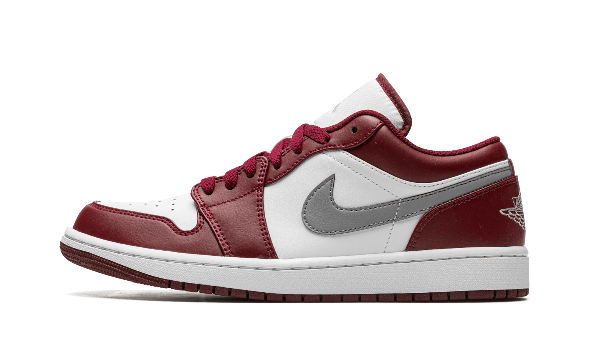Jordan 1 Low White Bordeaux - BigBoiSneakers