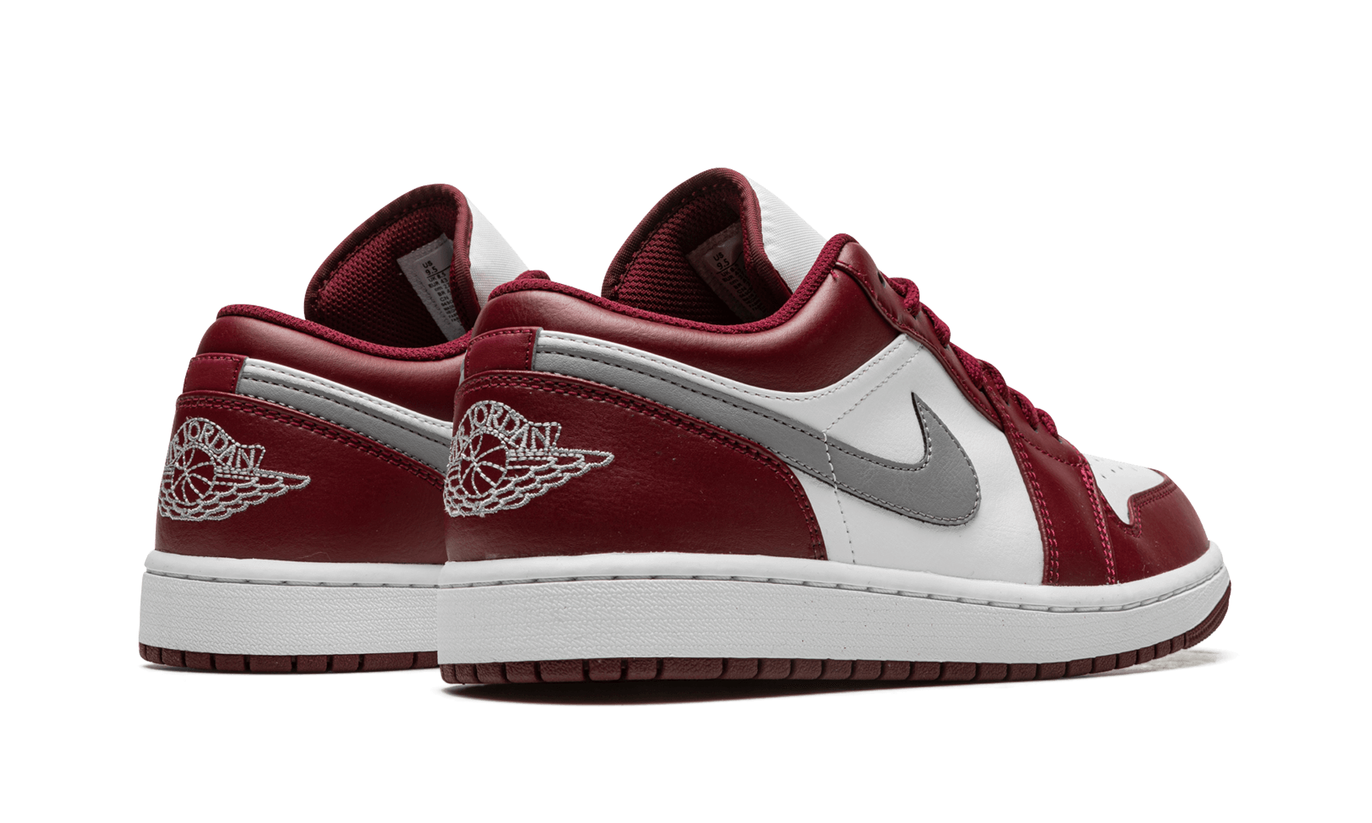Jordan 1 Low White Bordeaux - BigBoiSneakers