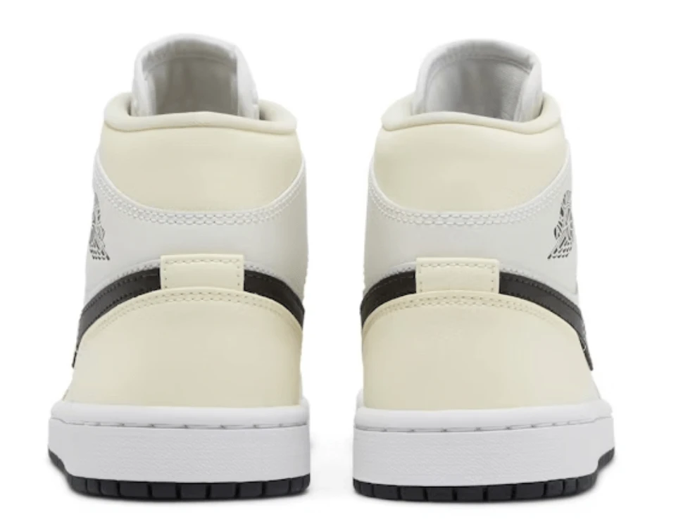 Jordan 1 Mid Coconut Milk (Women's) - BigBoiSneakers