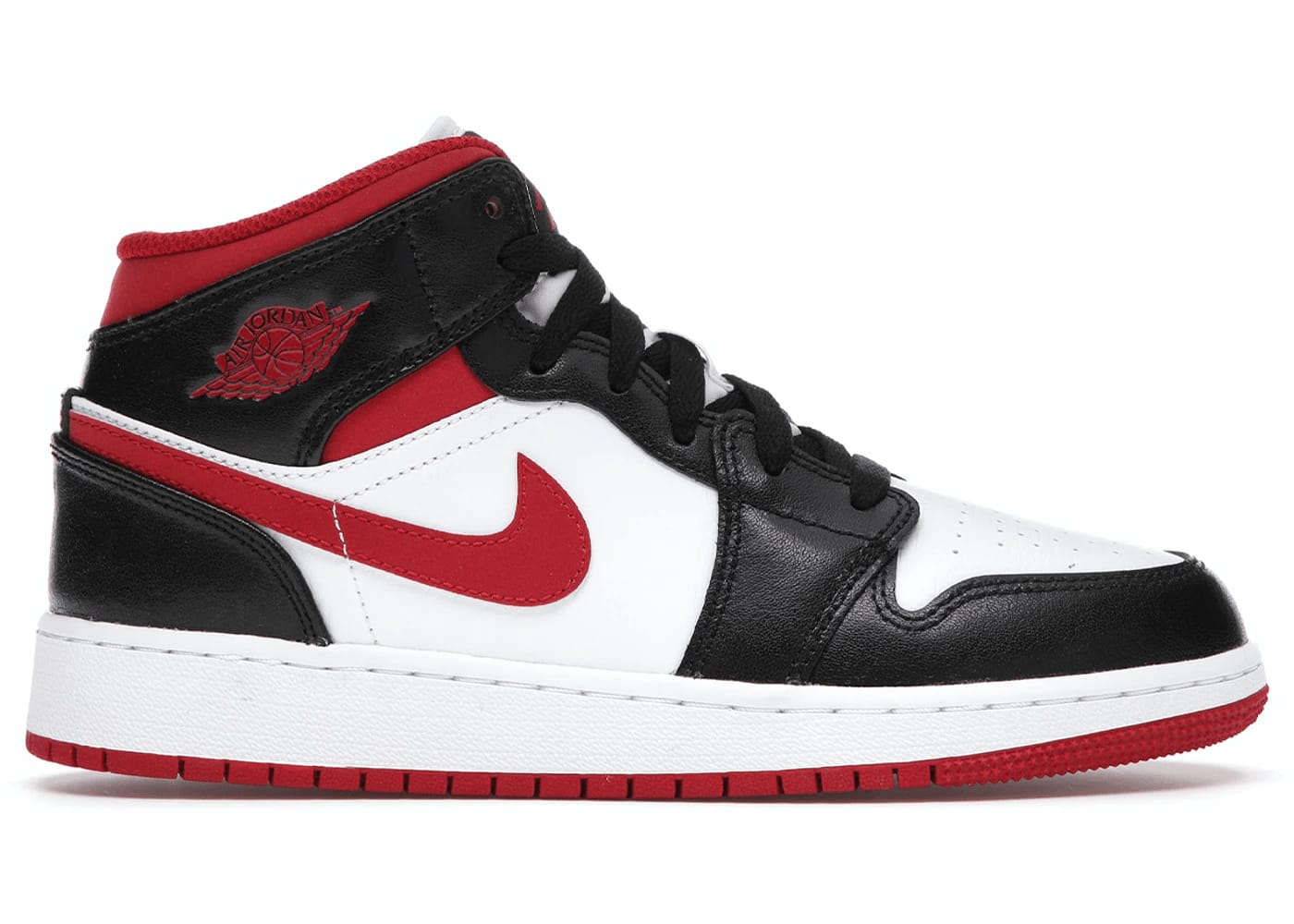 Jordan 1 Mid Gym Red Black White (GS) - BigBoiSneakers