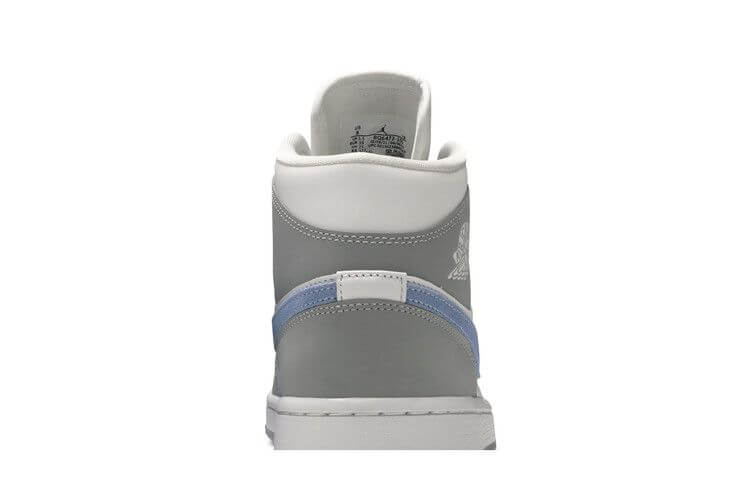 Jordan 1 Mid Wolf Grey Aluminum (Women's) - BigBoiSneakers