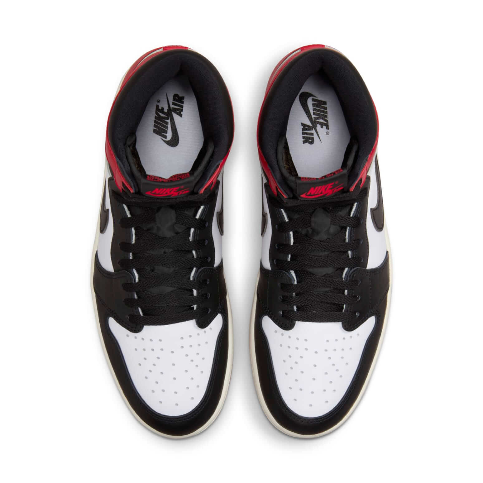 Jordan 1 Retro High OG Black Toe Reimagined - BigBoiSneakers