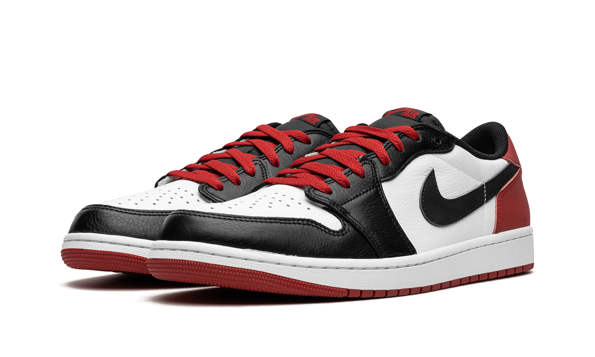 Jordan 1 Retro Low OG Black Toe (2023) - BigBoiSneakers