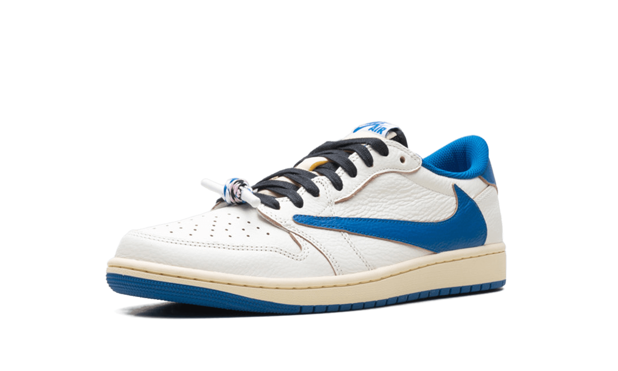 Jordan 1 Retro Low OG SP Fragment x Travis Scott Sail Military Blue - BigBoiSneakers
