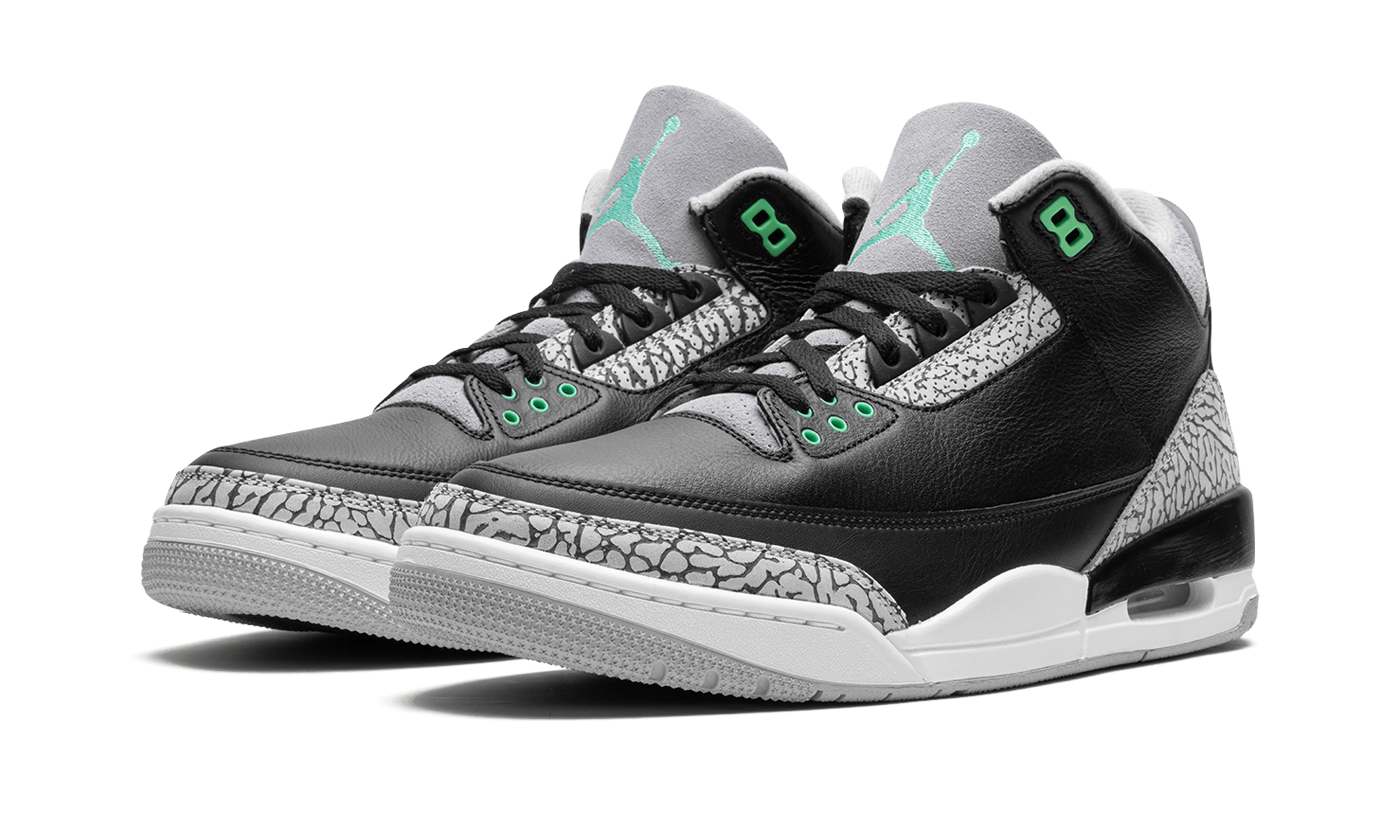 Jordan 3 Retro Green Glow - BigBoiSneakers
