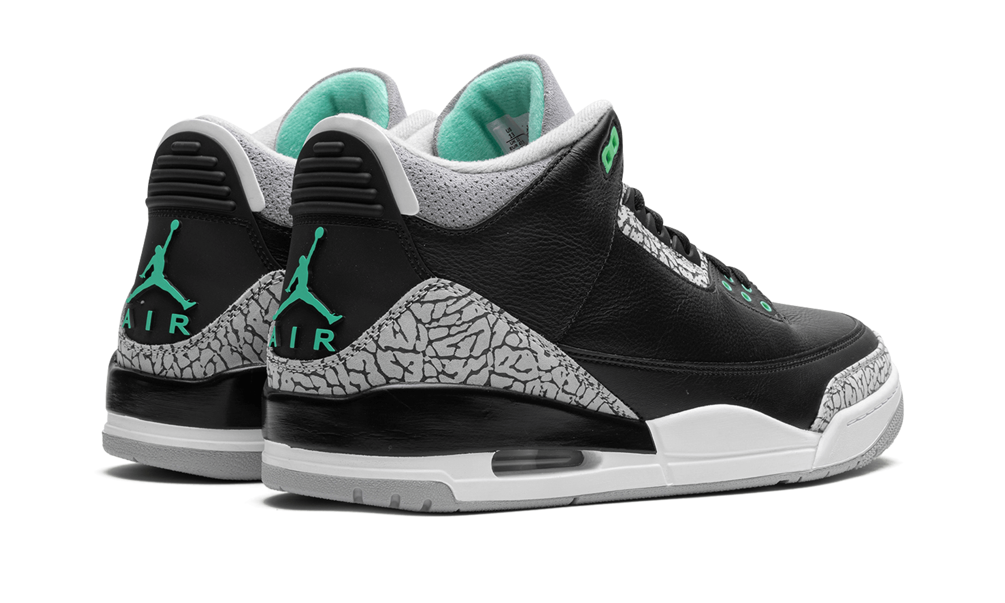 Jordan 3 Retro Green Glow - BigBoiSneakers